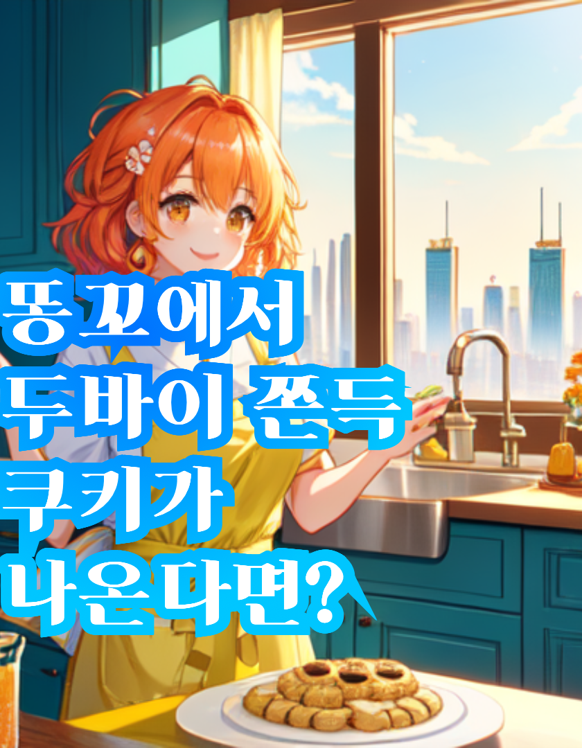 똥꼬에서 두바이 쫀득 쿠키가 나온다면?