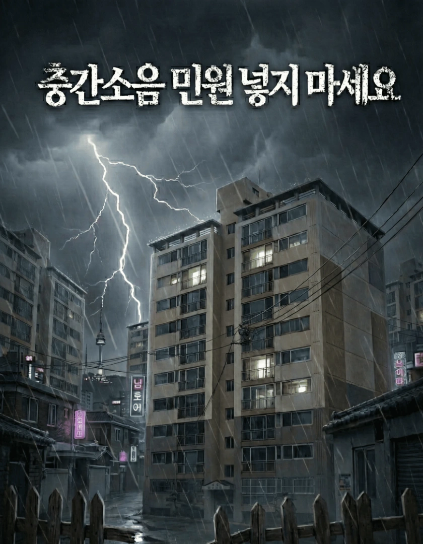 층간소음 민원 넣지 마세요